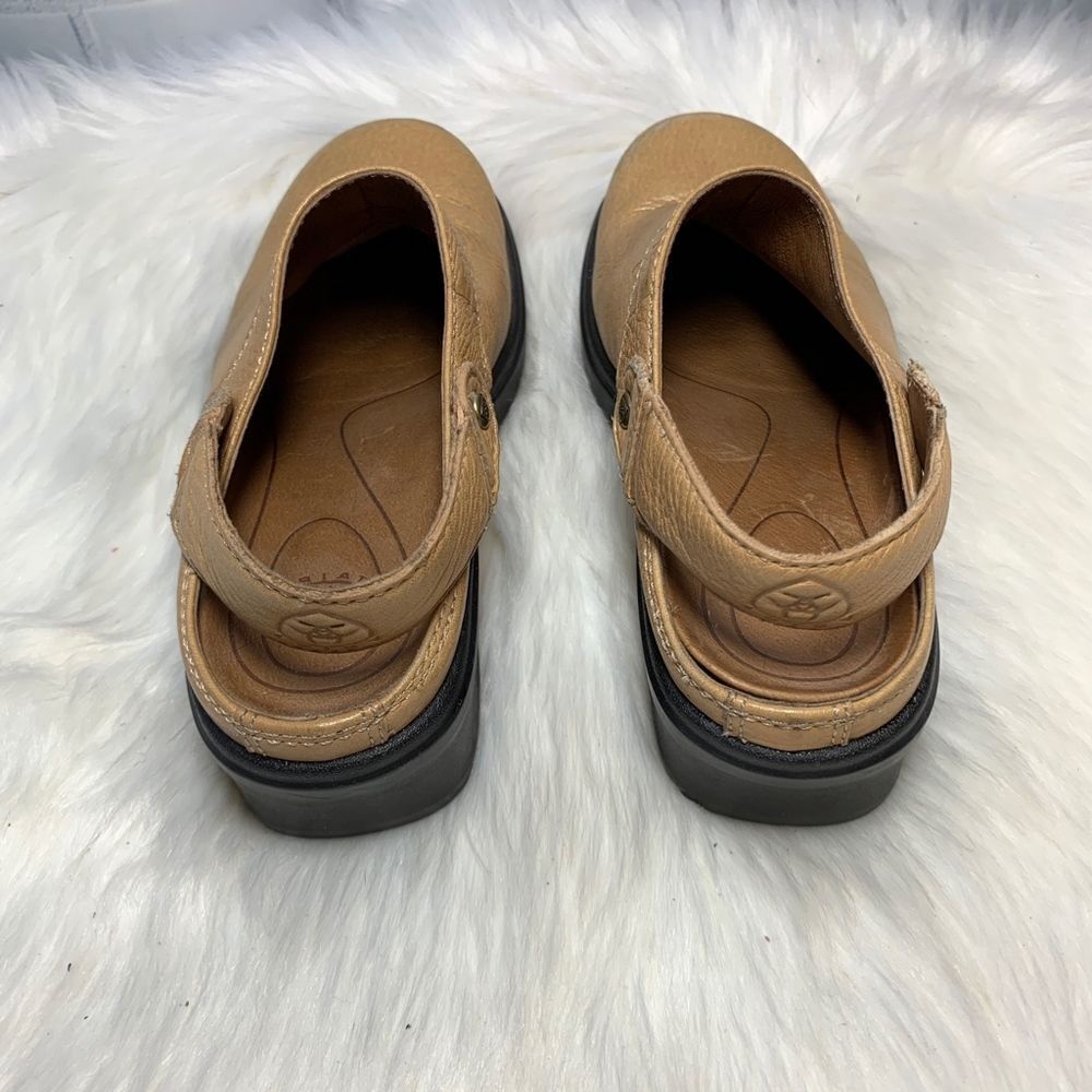 Ariat‎ Banana Leather Strap Clogs Sz 6 Style 95823 - Picture 4 of 6